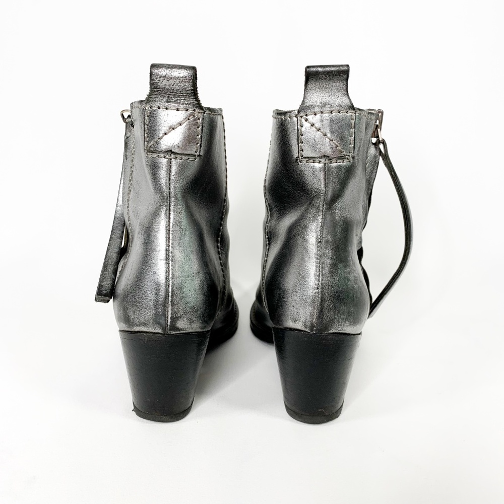 ACNE Studios Pewter Pistol Short Ankle Boot - Picture 3 of 8